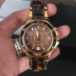 Michael Kors rare tortoise watch.